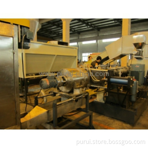 HDPE film extruder & pelletizer
